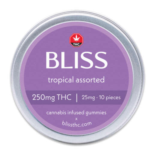 Bliss Tropical Assorted 250mg